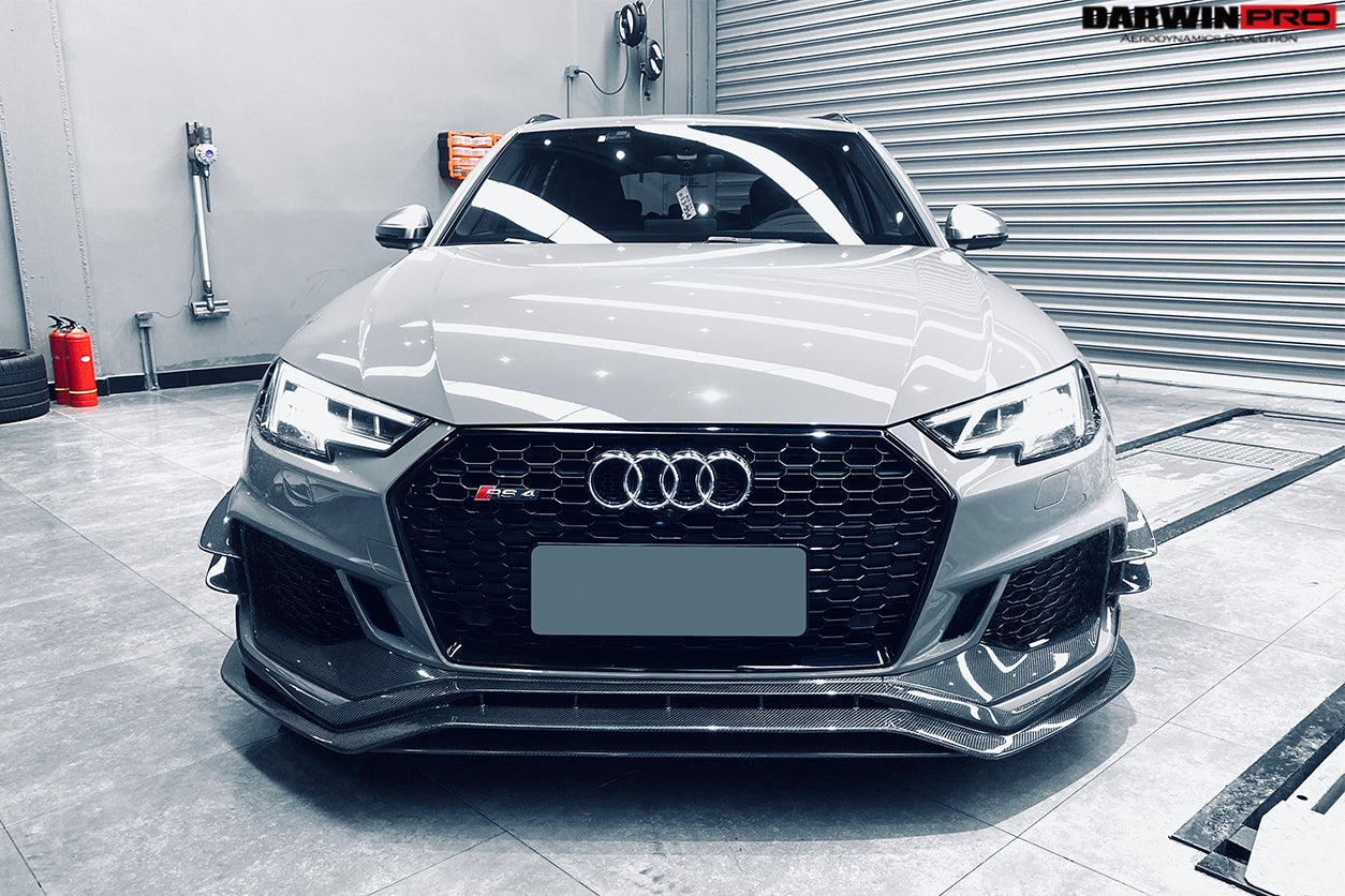 DarwinPRO 2017-2019 Audi RS4 B9 BKSS Style Front Lip