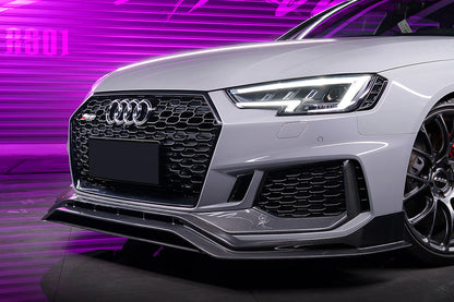 Borde embellecedor de parachoques delantero DarwinPRO 2017-2019 Audi RS4 B9