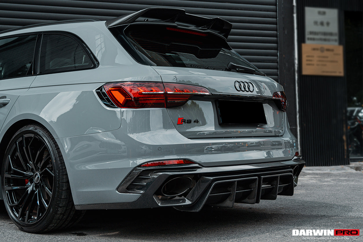 Alerón de techo estilo BKSSII para Audi RS4 B9 y B9.5 DarwinPRO 2017-2024