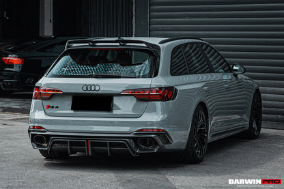 Alerón de techo estilo BKSSII para Audi RS4 B9 y B9.5 DarwinPRO 2017-2024