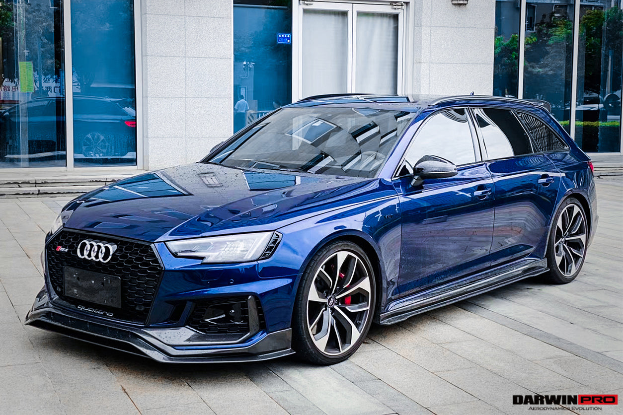 Borde embellecedor de parachoques delantero DarwinPRO 2017-2019 Audi RS4 B9