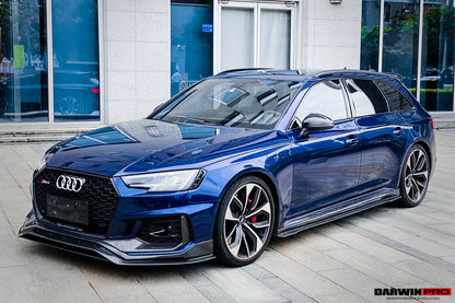 Borde embellecedor de parachoques delantero DarwinPRO 2017-2019 Audi RS4 B9