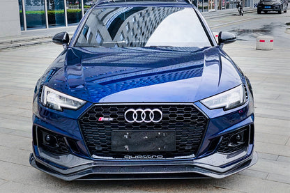 Borde embellecedor de parachoques delantero DarwinPRO 2017-2019 Audi RS4 B9