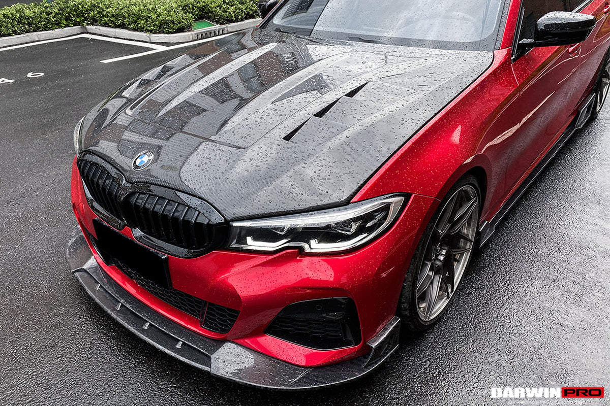 DarwinPRO 2019-2022 BMW 3 Series G20 BKSS Style Carbon Fiber Side Skirts Under Board