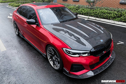 DarwinPRO 2019-2022 BMW 3 Series G20 BKSS Style Carbon Fiber Side Skirts Under Board
