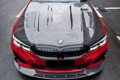 DarwinPRO 2019-2022 BMW 3 Series G20  G28 BKSS Style Carbon Fiber Front Lip