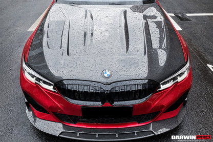 DarwinPRO 2019-2022 BMW 3 Series G20  G28 BKSS Style Carbon Fiber Front Lip