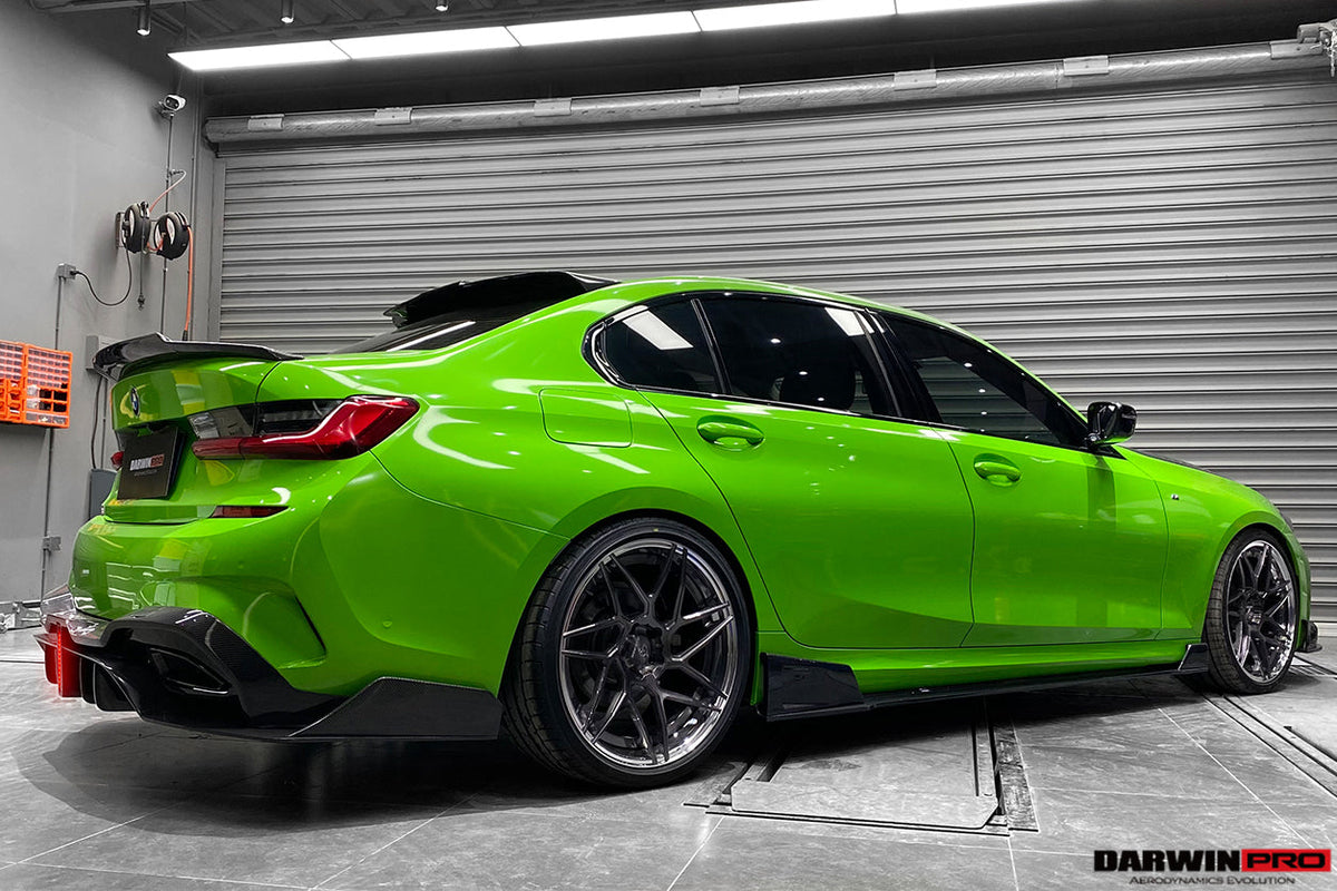 DarwinPRO 2019-2022 BMW 3 Series G20 BKSS Style Carbon Fiber Side Skirts Under Board