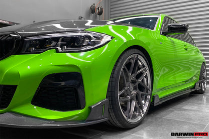 DarwinPRO 2019-2022 BMW 3 Series G20 BKSS Style Carbon Fiber Side Skirts Under Board