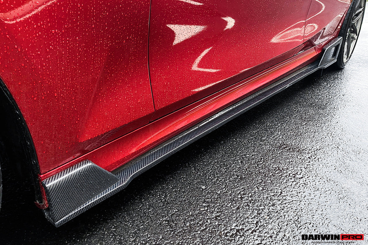 DarwinPRO 2019-2022 BMW 3 Series G20 BKSS Style Carbon Fiber Side Skirts Under Board