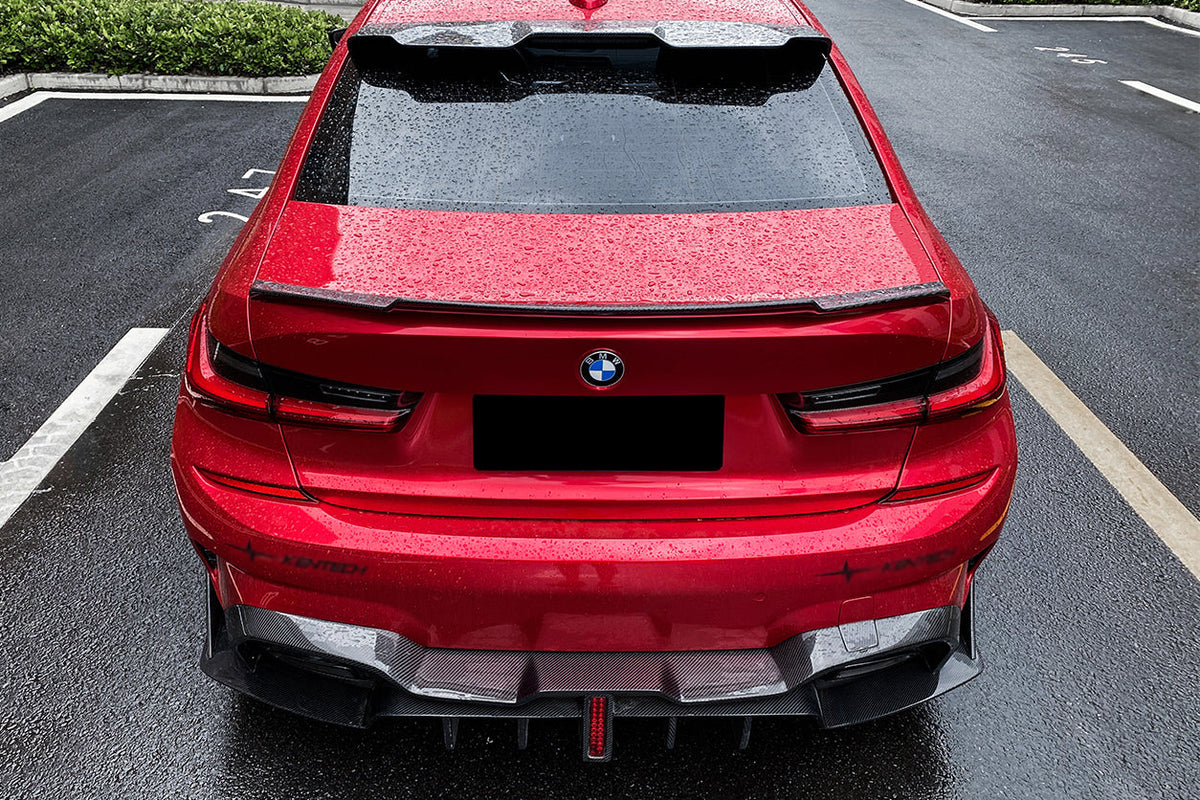 DarwinPRO 2019-2022 BMW 3 Series G20  G28 BKSS Style Carbon Fiber Rear Diffuser
