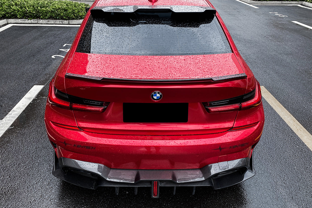 DarwinPRO 2019-2022 BMW 3 Series G20  G28 BKSS Style Carbon Fiber Rear Diffuser