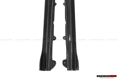 DarwinPRO 2019-2025 BMW 8 Series G14 G15 M8 F91 F92 Convertible And Coupe IMP Performance Carbon Fiber Side Skirts Extensions (Add On)