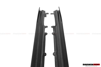 DarwinPRO 2019-2025 BMW 8 Series G14 G15 M8 F91 F92 Convertible And Coupe IMP Performance Carbon Fiber Side Skirts Extensions (Add On)