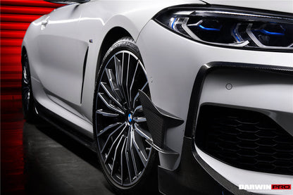 DarwinPRO 2018-2025 BMW 8 Series G14 Convertible  G15 Coupe  G16 4DR-Gran Coupe 840i M850i IMP Performance Carbon Fiber Front Bumper Canards