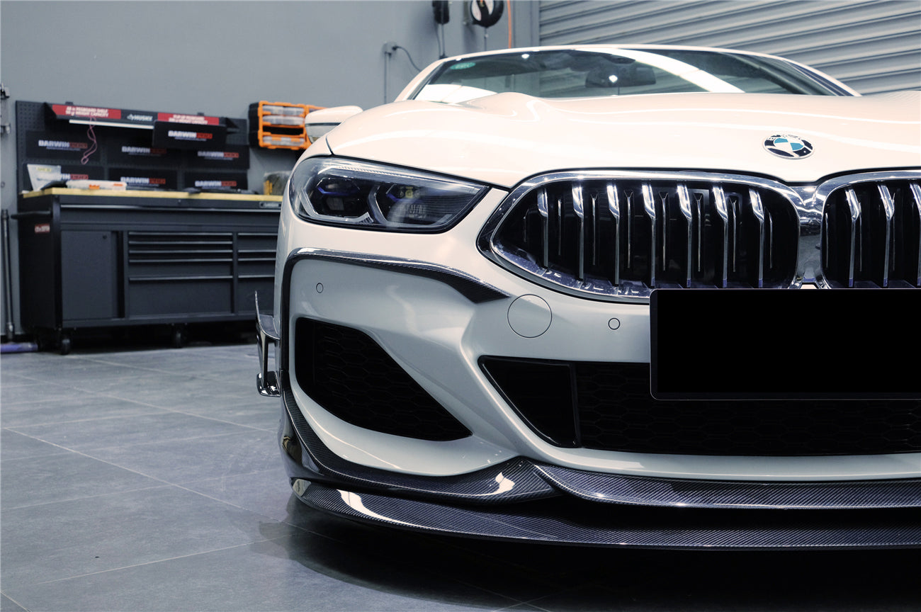 DarwinPRO 2018-2025 BMW 8 Series G14 Convertible  G15 Coupe  G16 4DR-Gran Coupe 840i  M850I IMP Performance Carbon Fiber Front Lip