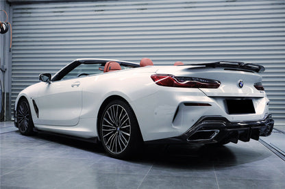 DarwinPRO 2019-2025 BMW 8 Series G14 G15 M8 F91 F92 Convertible And Coupe IMP Performance Carbon Fiber Side Skirts Extensions (Add On)