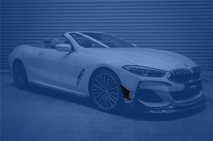 DarwinPRO 2018-2025 BMW 8 Series G14 Convertible  G15 Coupe  G16 4DR-Gran Coupe 840i M850i IMP Performance Carbon Fiber Front Bumper Canards