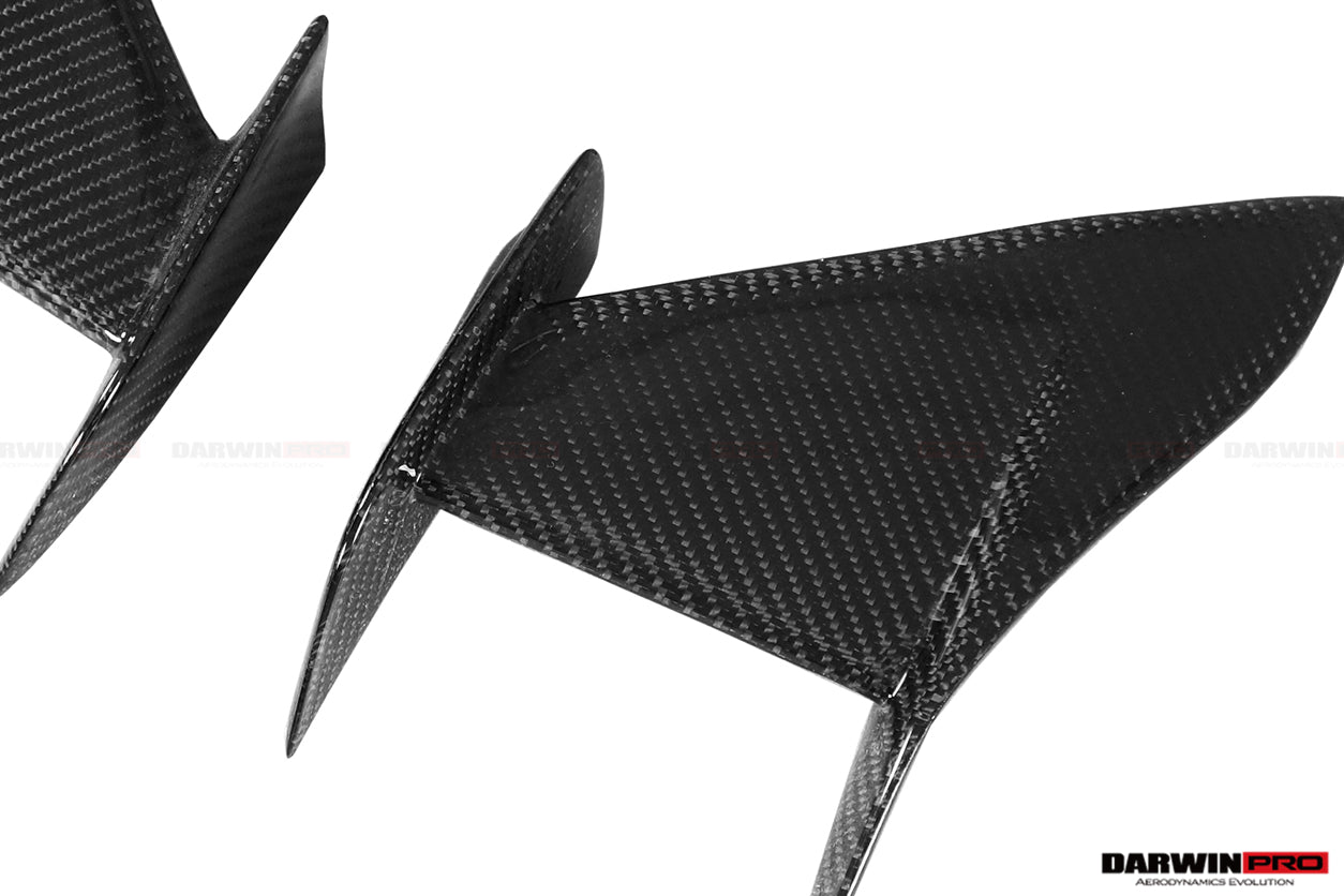 DarwinPRO 2018-2025 BMW 8 Series G14 Convertible  G15 Coupe  G16 4DR-Gran Coupe 840i M850i IMP Performance Carbon Fiber Front Bumper Canards