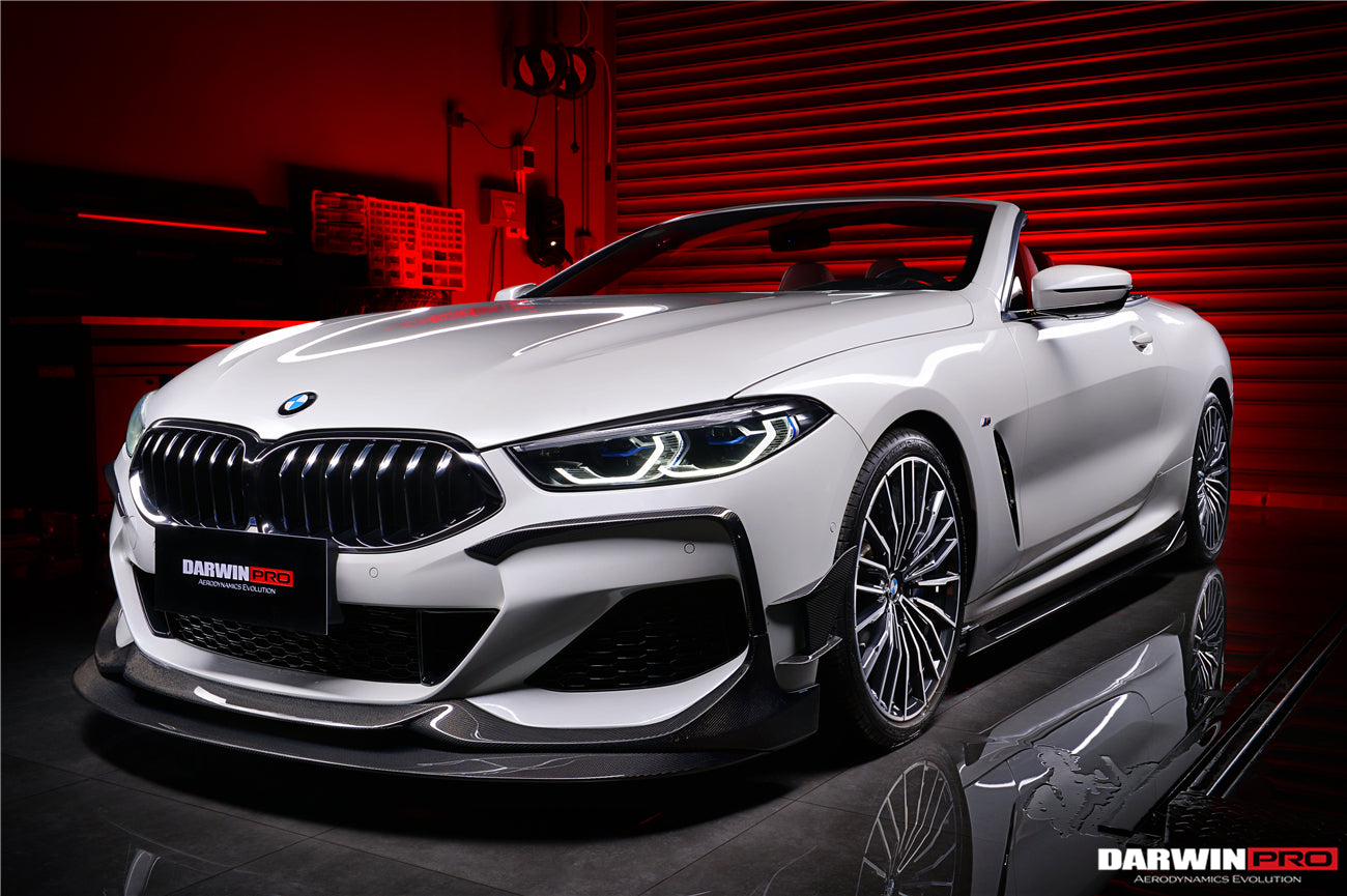 DarwinPRO 2018-2025 BMW 8 Series G14 Convertible  G15 Coupe  G16 4DR-Gran Coupe 840i  M850I IMP Performance Carbon Fiber Front Lip