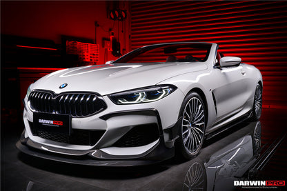 DarwinPRO 2018-2025 BMW 8 Series G14 Convertible  G15 Coupe  G16 4DR-Gran Coupe 840i  M850I IMP Performance Carbon Fiber Front Lip