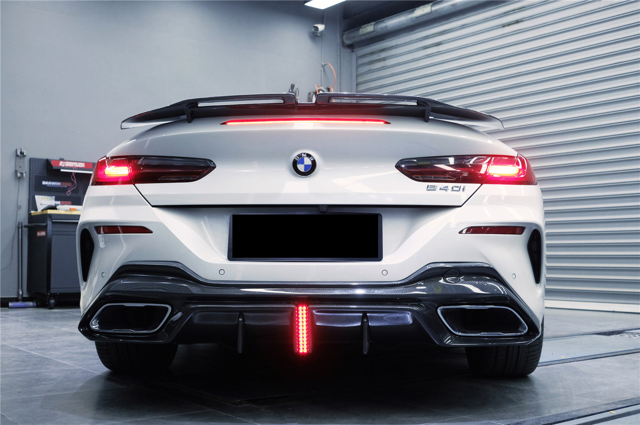 DarwinPRO 2018-2025 BMW 8 Series G14 Convertible  G15 Coupe  G16 4DR-Gran Coupe 840i  M850i IMP Performance Carbon Fiber Rear Diffuser
