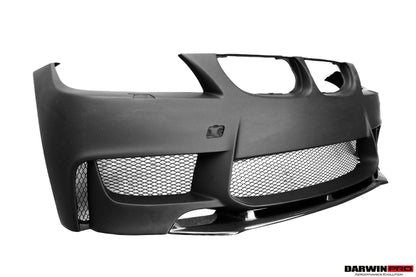 Parachoques delantero DarwinPRO 2008-2012 BMW Serie 3 E90 LCI estilo 1M con divisor de labios