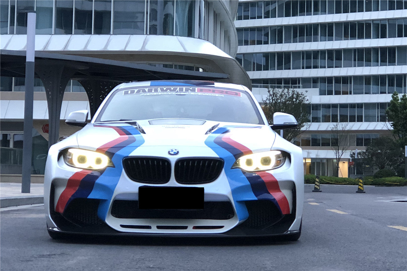 DarwinPRO 2014-2019 BMW 2 Series F22 VR Style Partial Carbon Fiber Wide Body Full Body Kit