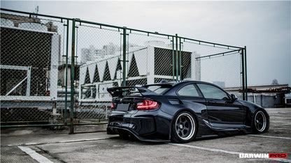 DarwinPRO 2016-2020 BMW M2 F87 VR Style Kit de carrocería completa de fibra de carbono parcial y ancha