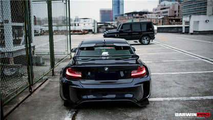 DarwinPRO 2016-2020 BMW M2 F87 VR Style Kit de carrocería completa de fibra de carbono parcial y ancha