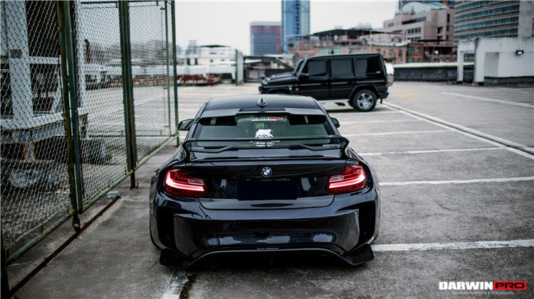 DarwinPRO 2016-2020 BMW M2 F87 VR Style Kit de carrocería completa de fibra de carbono parcial y ancha