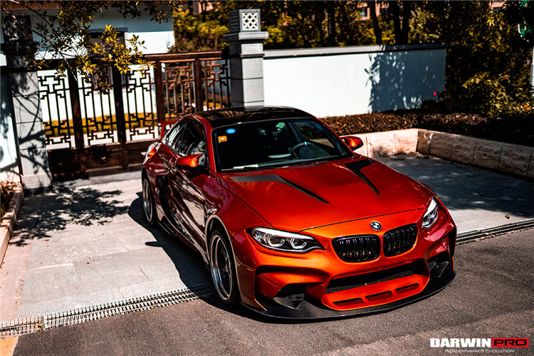 DarwinPRO 2014-2019 BMW 2 Series F22 VR Style Partial Carbon Fiber Wide Body Full Body Kit