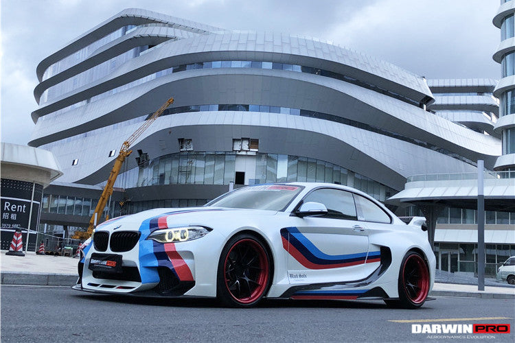 DarwinPRO 2014-2019 BMW 2 Series F22 VR Style Partial Carbon Fiber Wide Body Full Body Kit