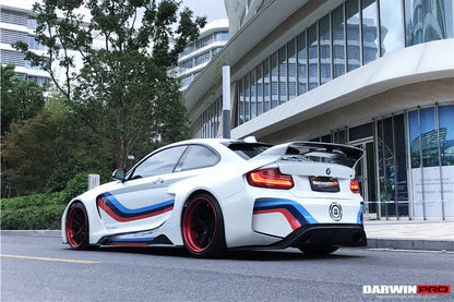 DarwinPRO 2014-2019 BMW 2 Series F22 VR Style Partial Carbon Fiber Wide Body Full Body Kit