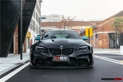 DarwinPRO 2016-2020 BMW M2 F87 VR Style Kit de carrocería completa de fibra de carbono parcial y ancha