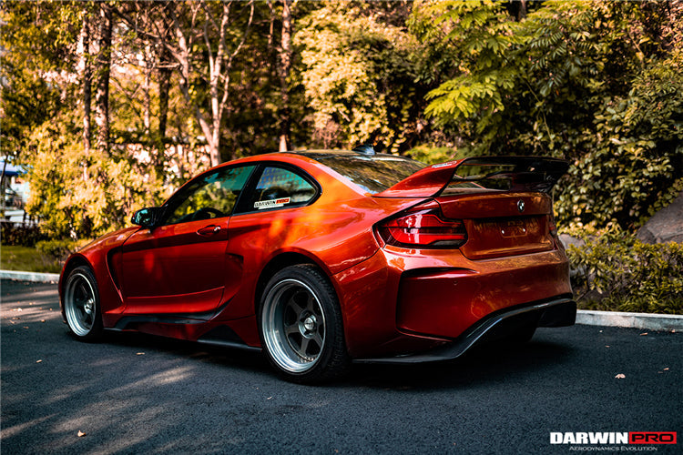 DarwinPRO 2014-2019 BMW 2 Series F22 VR Style Partial Carbon Fiber Wide Body Full Body Kit