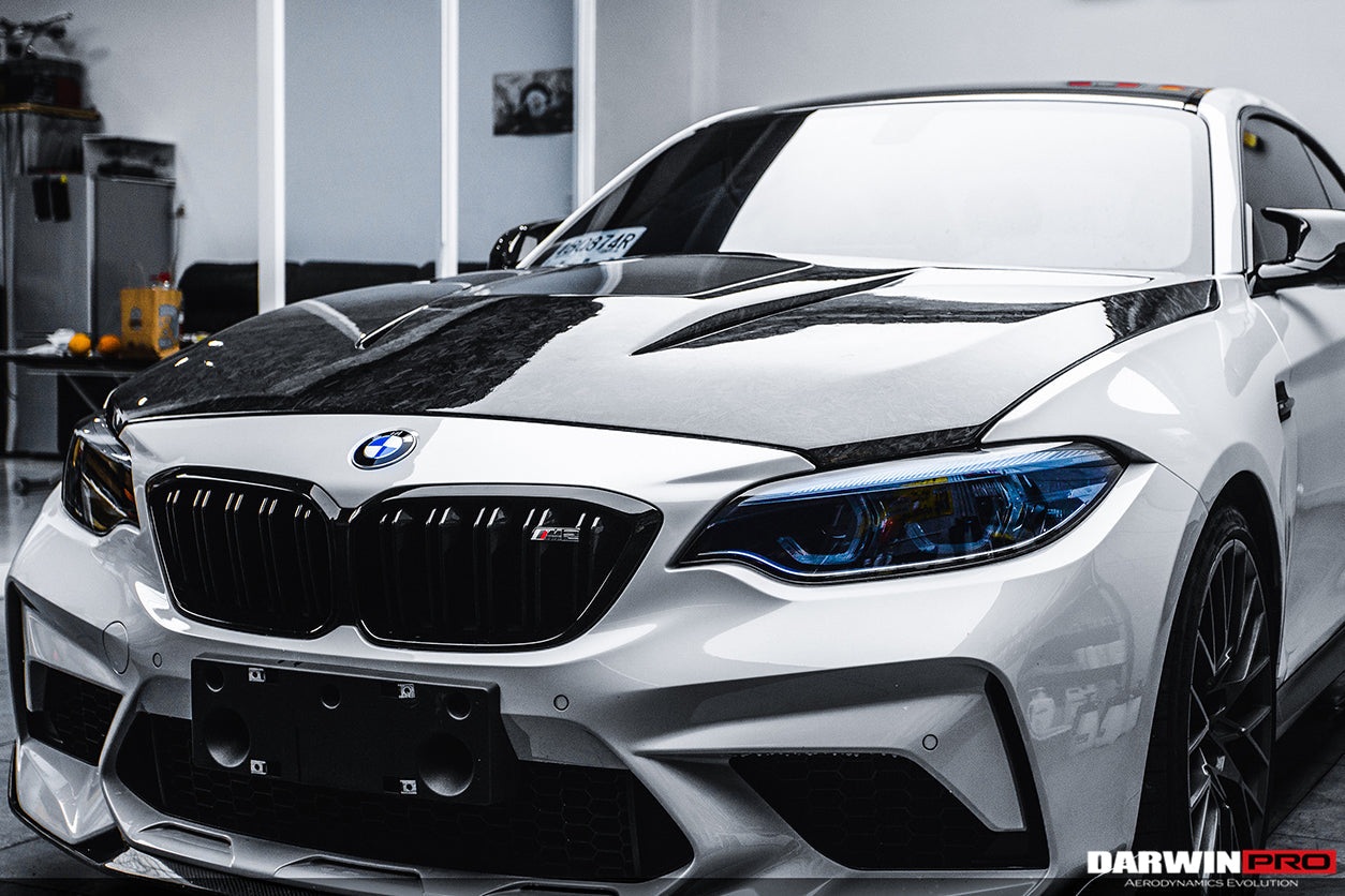 DarwinPRO 2014-2021 BMW M2 M2C 2-SERIES F22 F23 F87 IMP Performance Syle Carbon Fiber Hood