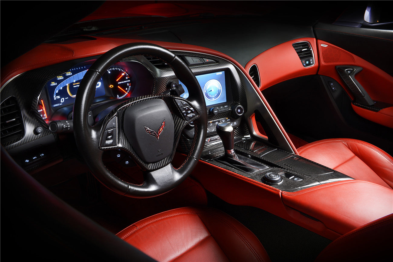 Tablero de fibra de carbono DarwinPRO para Corvette C7 Z06 Grandsport 2013-2019 (izquierdo y derecho)