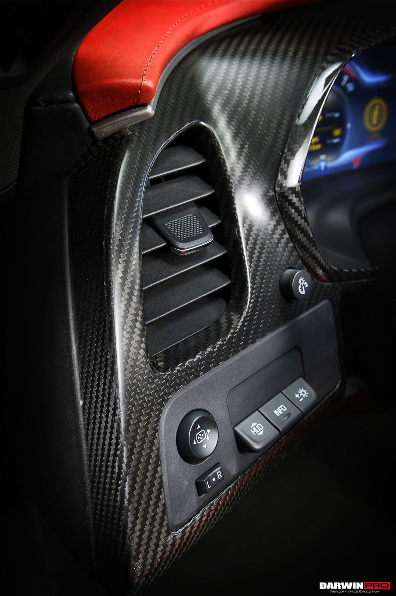 Interior de fibra de carbono seco DarwinPRO para Corvette C7 Z06 Grandsport 2013-2019