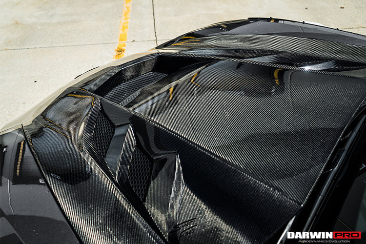 DarwinPRO 2013-2017 Corvette C7 Z51 BKSS Style Carbon Fiber Hood