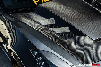 DarwinPRO 2013-2017 Corvette C7 Z51 BKSS Style Carbon Fiber Hood