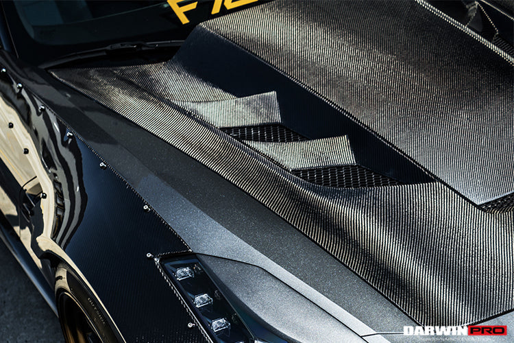 DarwinPRO 2013-2017 Corvette C7 Z51 BKSS Style Carbon Fiber Hood