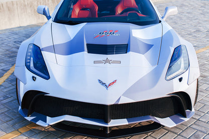 Ventilaciones de capó de fibra de carbono DarwinPRO para Corvette C7 Z51 2013-2017