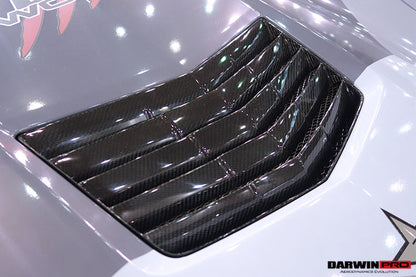 Ventilaciones de capó de fibra de carbono DarwinPRO para Corvette C7 Z51 2013-2017