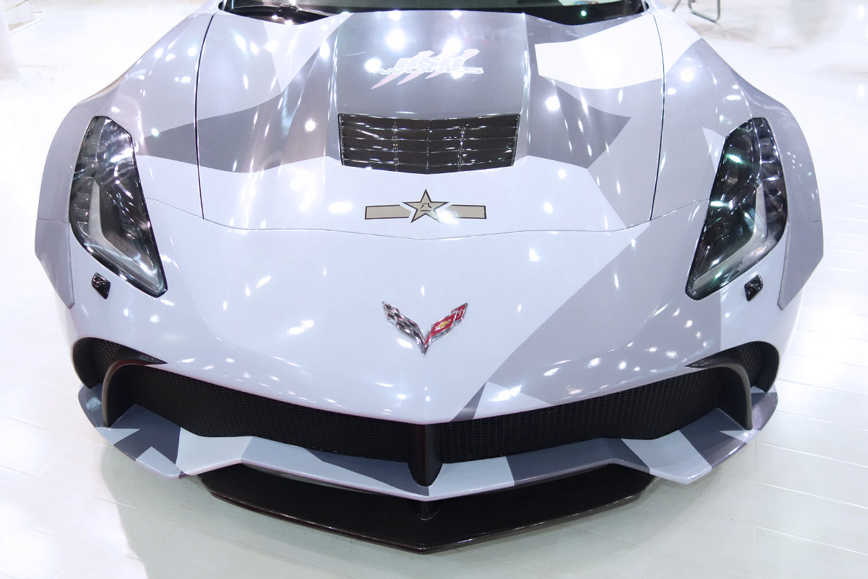 Ventilaciones de capó de fibra de carbono DarwinPRO para Corvette C7 Z51 2013-2017
