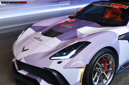Ventilaciones de capó de fibra de carbono DarwinPRO para Corvette C7 Z51 2013-2017