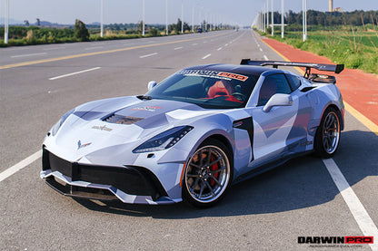 Ventilaciones de capó de fibra de carbono DarwinPRO para Corvette C7 Z51 2013-2017