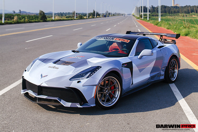 Ventilaciones de capó de fibra de carbono DarwinPRO para Corvette C7 Z51 2013-2017