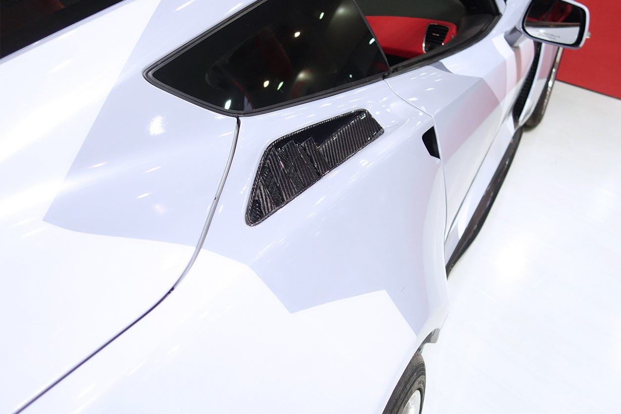 DarwinPRO 2013-2017 Corvette C7 Z51 Carbon Fiber Rear Quarter Panel Vents
