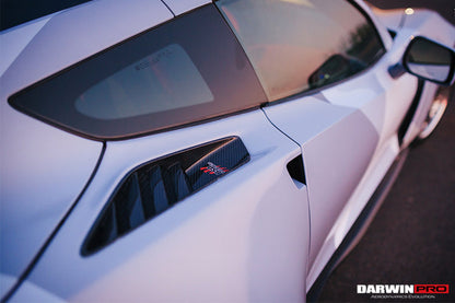 DarwinPRO 2013-2017 Corvette C7 Z51 Carbon Fiber Rear Quarter Panel Vents
